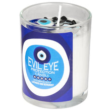 Load image into Gallery viewer, Evil Eye Glass Jar Candle