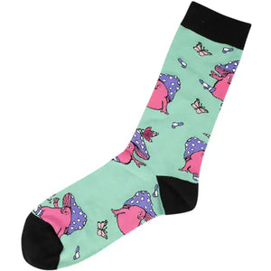 Mushroom Butterfly Socks