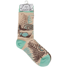 Load image into Gallery viewer, Snails &amp; Mushrooms Socks