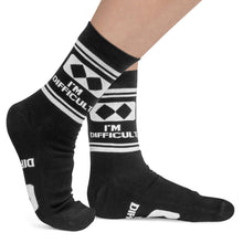Load image into Gallery viewer, I'm Difficult Funny Ski Socks Gift for Men and Women