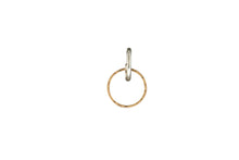Load image into Gallery viewer, P50 Dangling Circle Post Hoop Earring