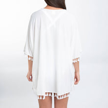Load image into Gallery viewer, Elsie One Size Fringe Beach Swimsuit Cover Up