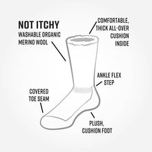 Load image into Gallery viewer, Organic Wool Mountain Hiker Socks