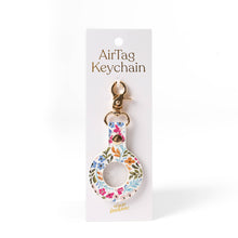 Load image into Gallery viewer, Floral AirTag Keychain