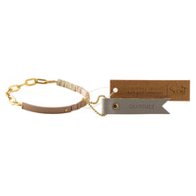 Load image into Gallery viewer, Good Karma Ombre w/Chain Bracelet - Gratitude Fawn/Gold