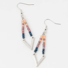 Load image into Gallery viewer, Aurelia Kite Seed Bead Earrings