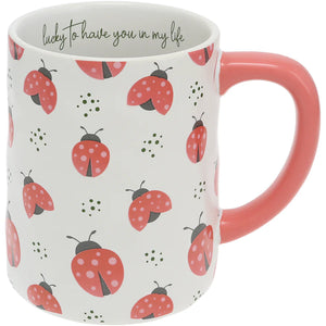 LUCKY  Ladybug 17 OZ MUG