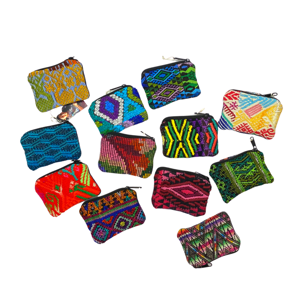 Maya Up-cycled Huipil Cosmetic Bag (Tiny) - Guatemala