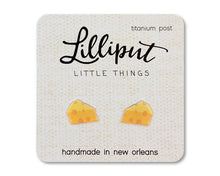 Load image into Gallery viewer, Cheese Earrings