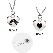 Load image into Gallery viewer, Cardinals Adjustable Memorial Heart Necklace