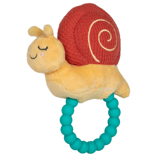 Skippy Snail Teether Rattle – 6″