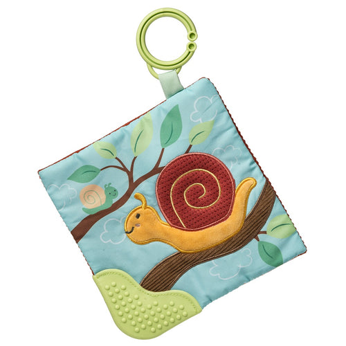 Skippy Snail Crinkle Teether – 6×6″