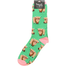 Load image into Gallery viewer, Highland Cows Unisex Socks