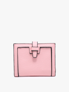 Bessie Canvas Wallet w/ Slip Closure