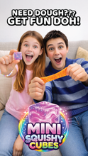 Load image into Gallery viewer, Fun Doh MINI Squishy Cube 2 Pack VIRAL Variety