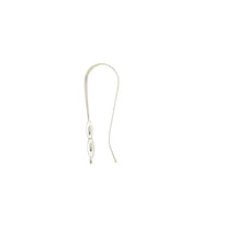 Load image into Gallery viewer, D25 Double Teardrop Bead Hanging Earring