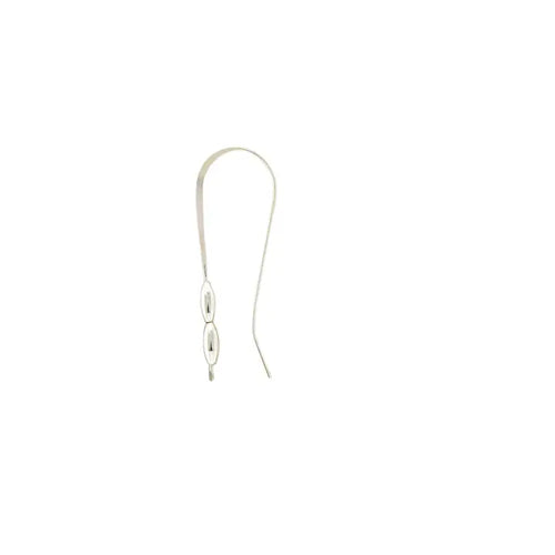 D25 Double Teardrop Bead Hanging Earring
