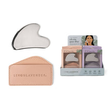 Load image into Gallery viewer, Lemon Lavender Oh My Guash Stainless Steel Gua Sha