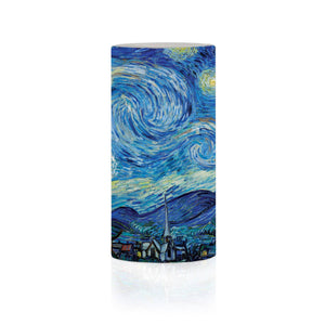 6 in. LED Flameless Wax Candle - van Gogh "Starry Night"