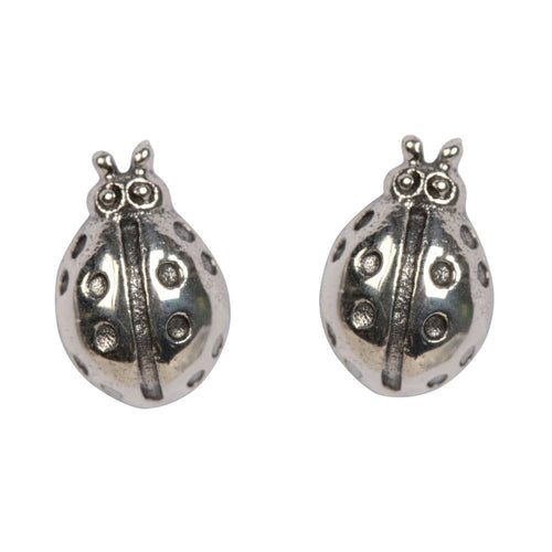 Sterling Silver Lady Bug Stud