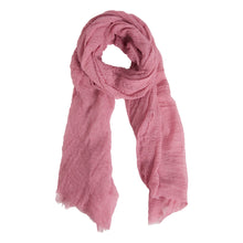 Load image into Gallery viewer, Lightweight Scarf Jaymes Raw Edge Summer
