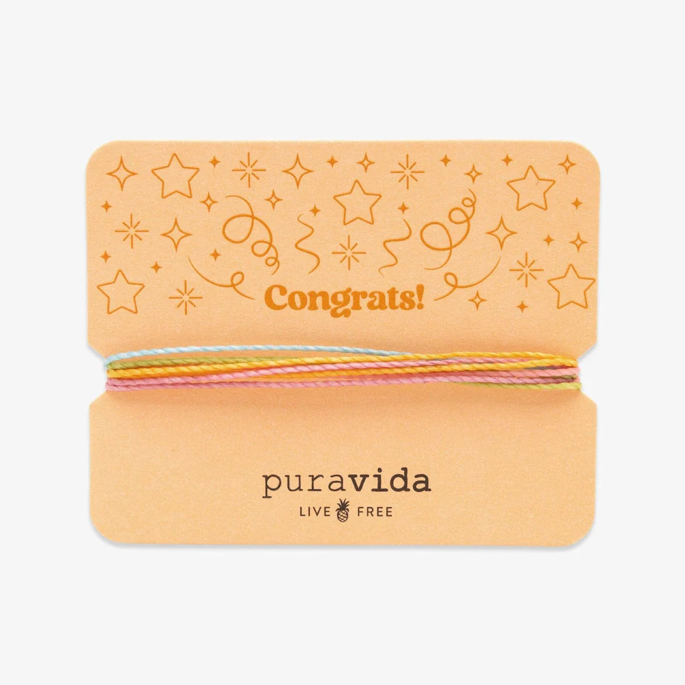 Gifting Original Bracelet - Congrats Bracelet Card