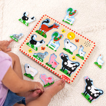 Load image into Gallery viewer, Farm Animals Sound Puzzle - 8 Pieces