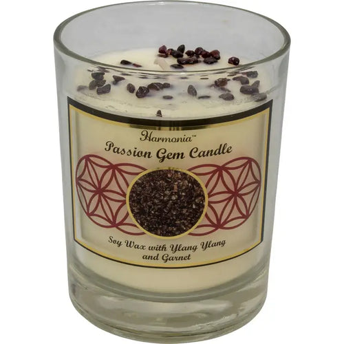 Harmonia 4 1/2 Gem Candle Garnet Passion