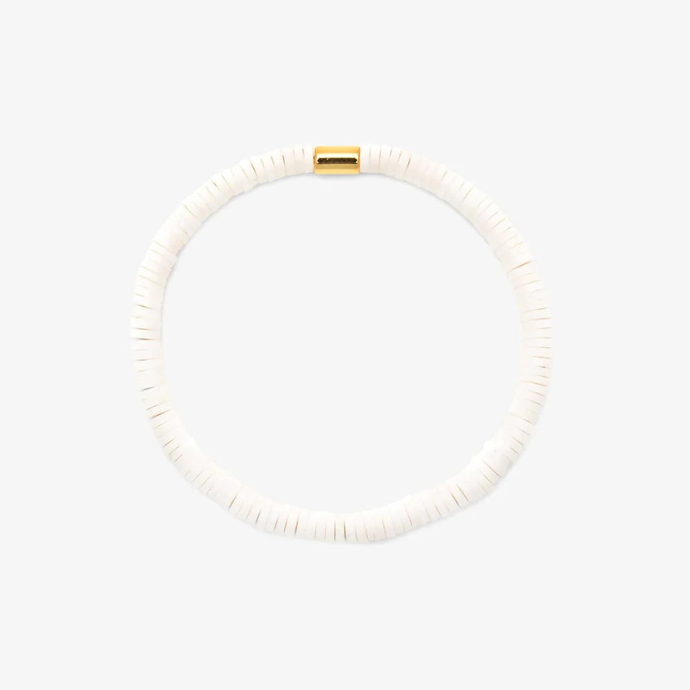 Seascape Vinyl Disc Stretch Bracelet
