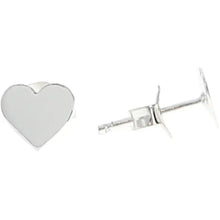 Load image into Gallery viewer, So Special - 7mm Sterling Silver Heart Stud Earrings