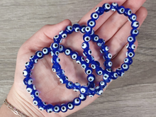 Load image into Gallery viewer, Evil Eye Protection Bracelet 8mm