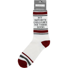 Load image into Gallery viewer, Favorite Child M/L Unisex Crew Sock