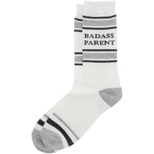 Load image into Gallery viewer, Badass Parent M/L Unisex Crew Sock