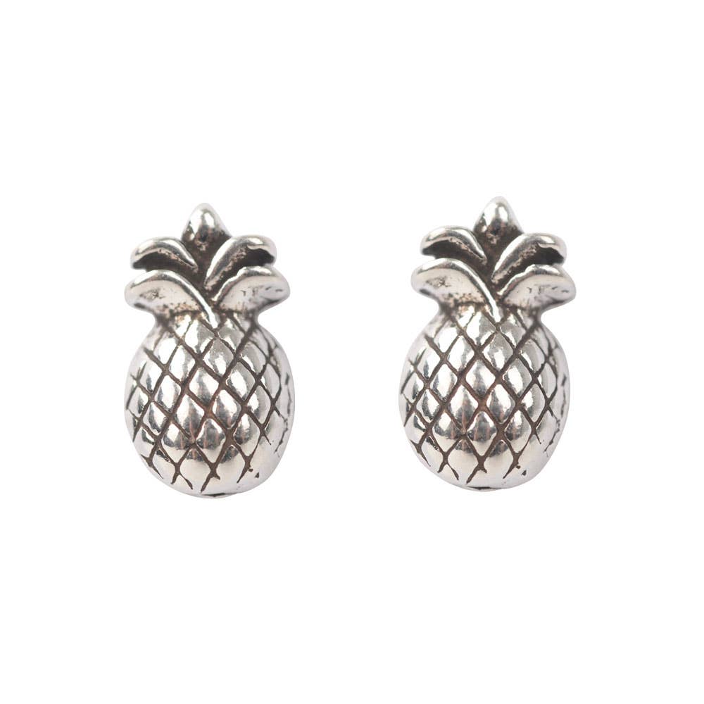 Sterling Silver Stud Pineapple