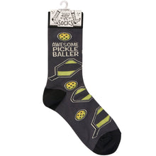 Load image into Gallery viewer, Awesome Pickleballer Socks