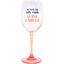 Load image into Gallery viewer, Wine Labels Gift Boxed 18 oz Crystal Wine Glass
