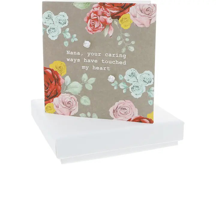 Nana - 5mm Sterling Silver Cubic Zirconia Stud Earrings