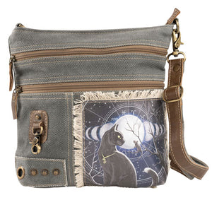 CAT AND MOON CROSSBODY