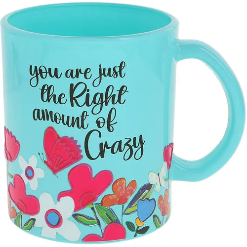 Crazy - 18 oz Glass Mug