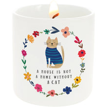 Load image into Gallery viewer, Cat 8 oz - 100% Soy Wax Candle Scent: Tranquility