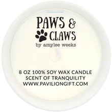 Load image into Gallery viewer, Cat 8 oz - 100% Soy Wax Candle Scent: Tranquility