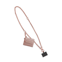 Load image into Gallery viewer, Clip &amp; Go Crossbody Phone Accessory with Metal Chain