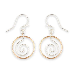 L9 Koru Circled Dangle Earring