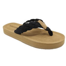 Load image into Gallery viewer, Harbor Black Flip Flops
