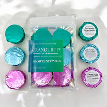Load image into Gallery viewer, Tranquility Shower Steamers 6 Pack - Made in USA