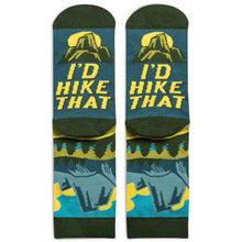 Load image into Gallery viewer, I'd Hike That Socks