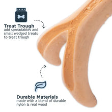 Load image into Gallery viewer, Peanut Butter-Scented Antler Chew Dog Toy - Medium