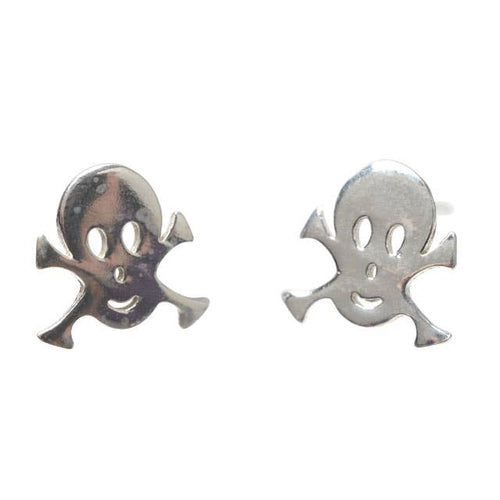 Skull Silver Studs