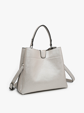 Load image into Gallery viewer, Tati Monogrammable Satchel w/ Shoulder Strap
