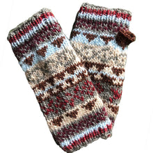 Load image into Gallery viewer, Patterned Knit Hand Warmers